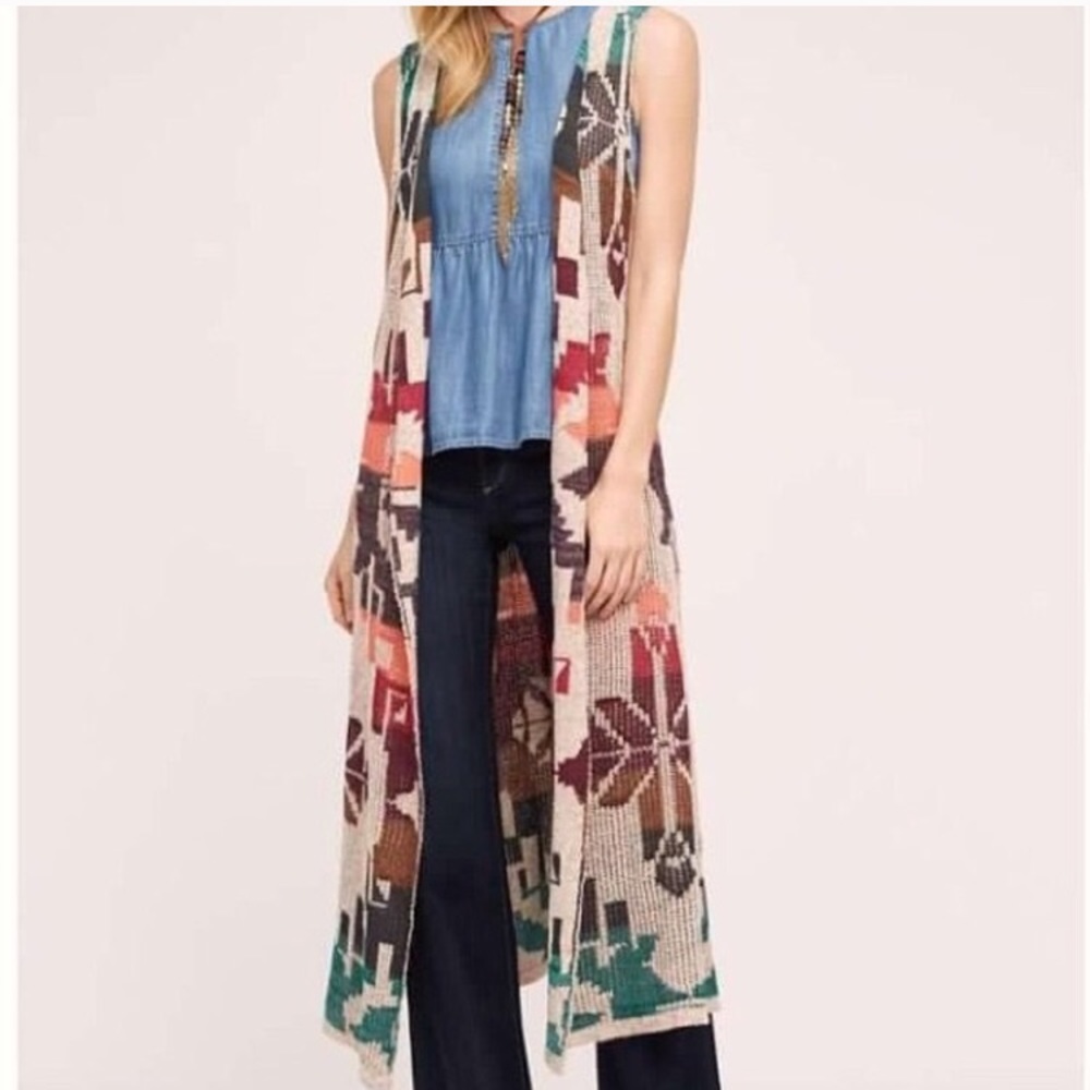 Anthropologie Cecilia Vest By Cecilia Prado